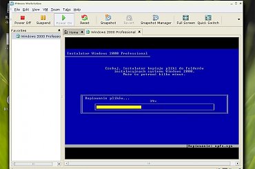 dalsza część vmware. Instalacja windowsa 2000 #linux #arch #vmware #windows #kde