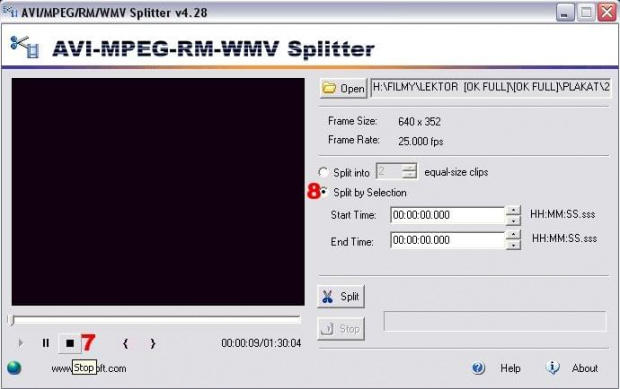 AVI MPEG RM WMV Splitter [2]