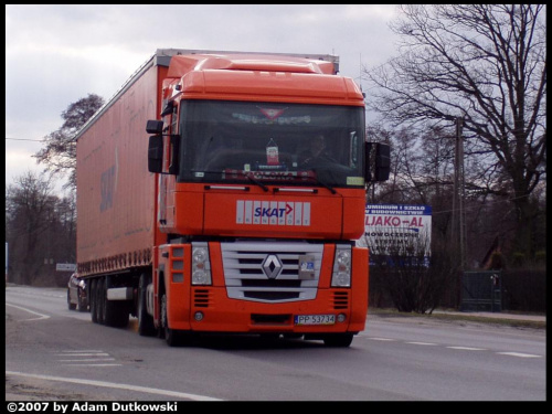 Trucks Photos by Dudek
(c) 2007
Renault Magnum II 440 Dxi SKAT Transport