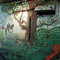 edukacyjna ściana, gdy półeczkę się wysuwało, więdzę się zdobywało...ha,ha #rośliny #natura #tropik #Hawaje