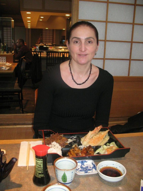 Renia na lunch'u w Mikado, 12 III 2007