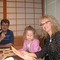 Piotr, Natalia i Agata w Mikado, Japonska restauracja, 12 III 2007