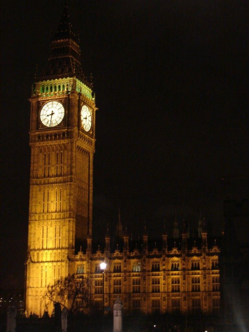 Big Ben nocą