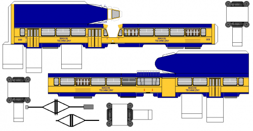 #KomunikacjaMiejska #rysunek #model #tramwaj