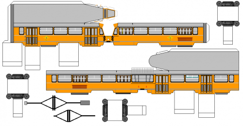 #KomunikacjaMiejska #rysunek #model #tramwaj