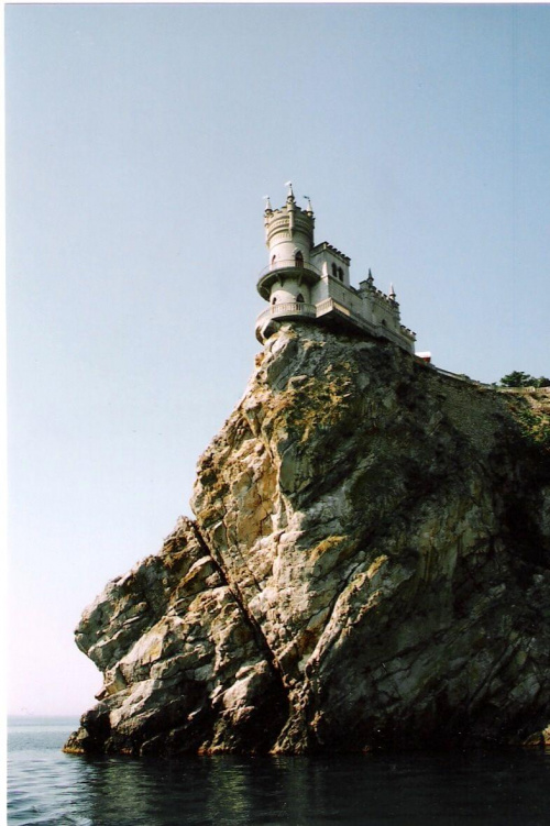 Zamek ,,Jaskółcze gniazdo" w pobliżu Jałty
