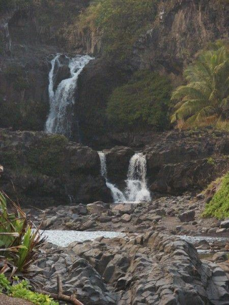 twórca 7 stawów, basenów do pływania, #Hana #droga #Hawaje #Maui #wyspy #egzotyka