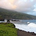 piękne widoki zmuszaly do częstych postojów, #Hana #Hawaje #Maui #natura #wodospady