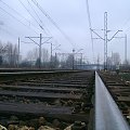 Rozjazd kolejowy w Sosnowcu w ok. parku Sieleckiego #kolej #Sosnowiec