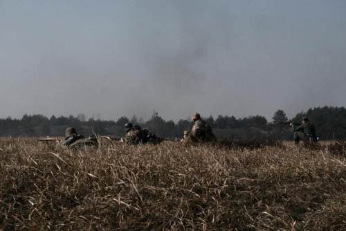 Trening dla Grup Rekonstrukcji Historycznych na poligonie w Toruniu z udziałem 82nd Airborne Division "PARAGLITE" w dniach 23-25 marca 2007 roku.