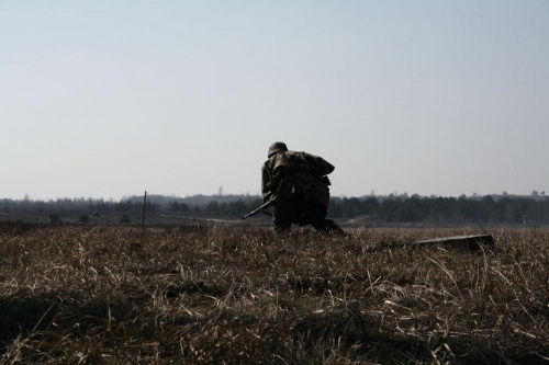 Trening dla Grup Rekonstrukcji Historycznych na poligonie w Toruniu z udziałem 82nd Airborne Division "PARAGLITE" w dniach 23-25 marca 2007 roku.