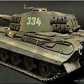 Tygrys Królewski z wieżą Henschel 1/35 Dragon - Gulumik