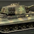 Tygrys Królewski z wieżą Henschel 1/35 Dragon - Gulumik