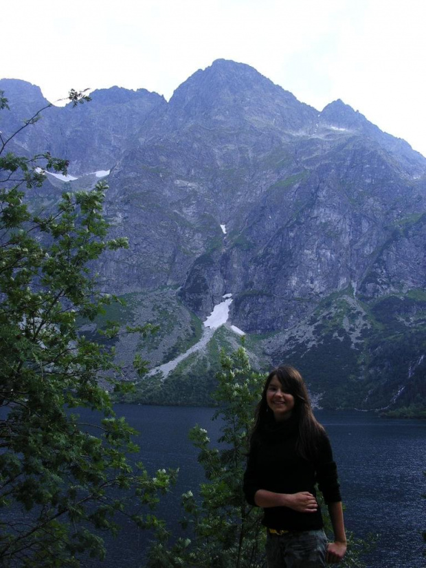 Nieszczęsne morskie oko..a w tle Mięgusze.