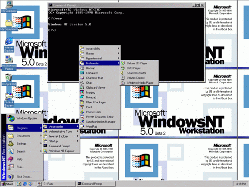 Windows NT 5.0 Workstation build 1877