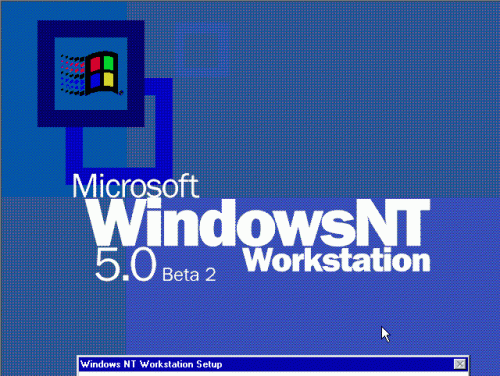 Windows NT 5.0 Workstation build 1877