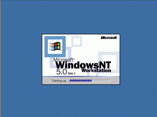 Windows NT 5.0 Workstation build 1877