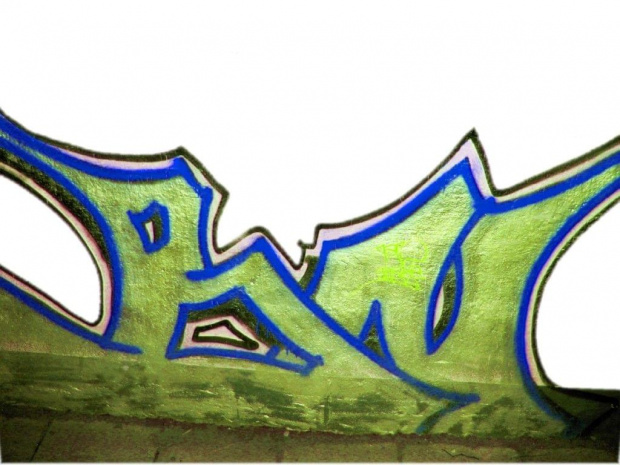 Grafity BeeN na bloku przy Damrocie