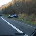 A7 Wypadek, na prostym odcinku autostrady