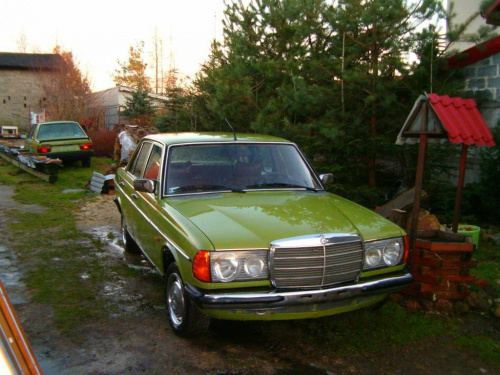 W123 240D po własnoręcznym remoncie =) (wcześniej był silnik 2.5 benzyna)