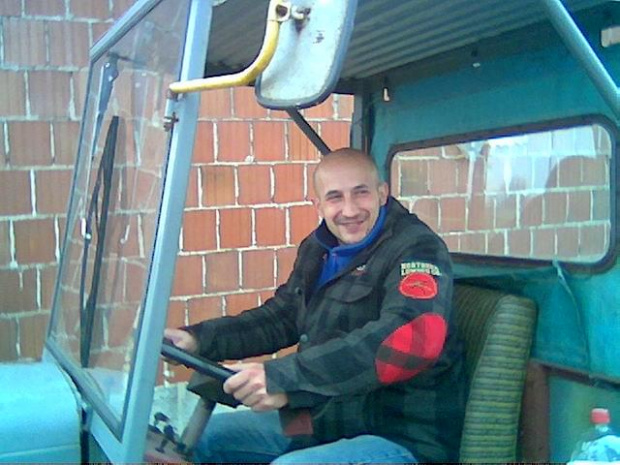 Murzyn Traktor Driver