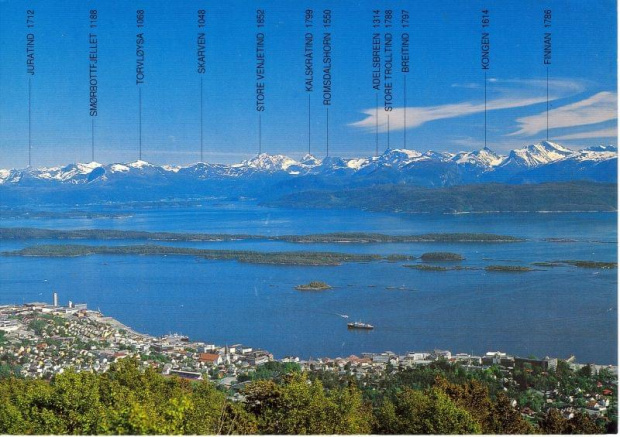 widok na Molde iRomsdalfiords