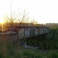 most na byłej linii W-W przy zachodzie słońca #sosnowiec #most