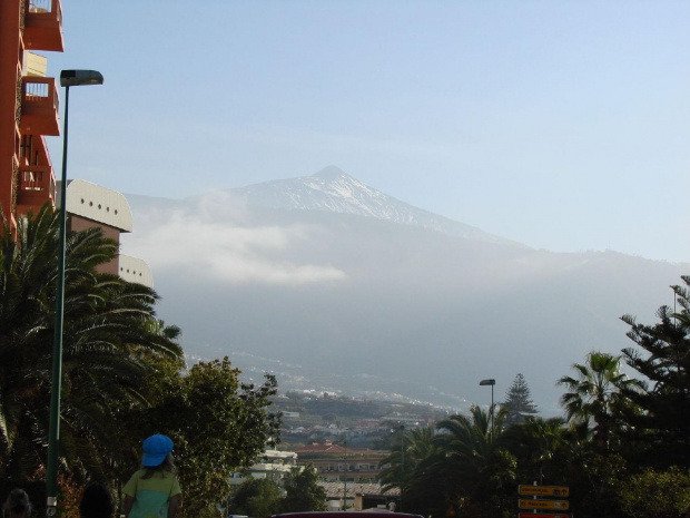 zwiedzanie Puerto de la Cruz- widok na Teide