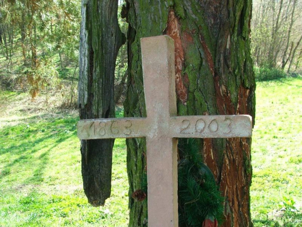 Kopiec powstańców w Celejowie #Celejów #krzyż #pomnik #kopiec