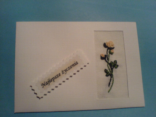 HAFTOWANE KARTKI OKAZJONALNE #kartki #rękodzieło #kwiaty