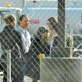 MK, Ashley & Max land at a private airport in L.A