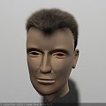 Testowy render włosów. 3DS Max 9 + Hair&Fur + V-Ray 1.5 RC3