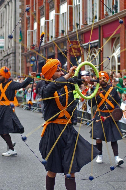 Są to zdjęcia z tegorocznej parady w dniu św. Patryka w Dublinie.