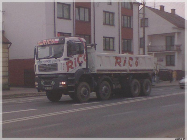 ul. Kościuszki Garwolin DK17 #man #rico #ciężarówki #garwolin
