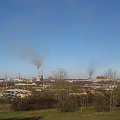 Huta Katowice - widok z górki Gołonowskiej #HutaKatowice #DąbrowaGórnicza #Gołonóg