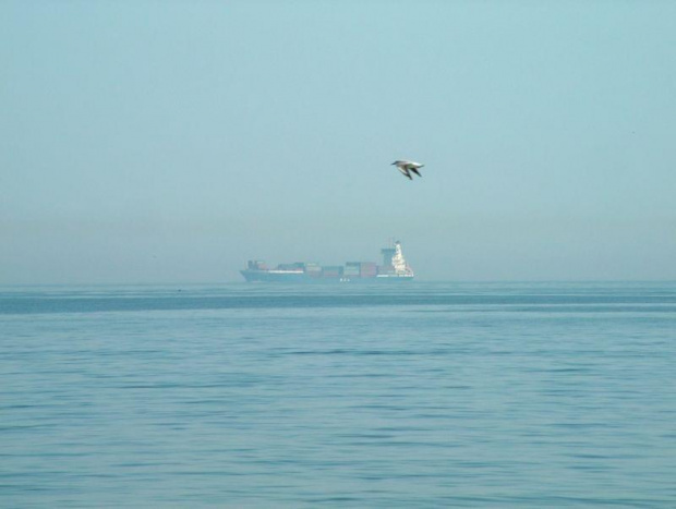 #statek #morze #WOddali