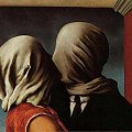 Rene Magritte - The Lovers #ObrazSztukaMagritteMiłość