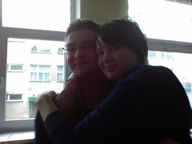 Ania i Alek w czułym uścisku :]