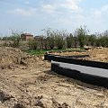 taras będzie dochodził do pomieszczenia gospodarczego na tyłach garazu