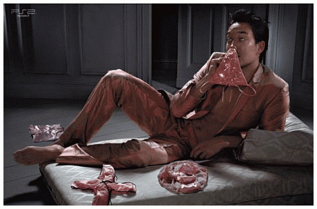 Gościu chyba na haju