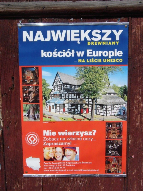 Ewangelicki Kosciol Pokoju. Obiekt wpisany na liste swiatowego dziedzictwa UNESCO #Slask #Swidnica #DolnySlask #Schlesien #Slezsko