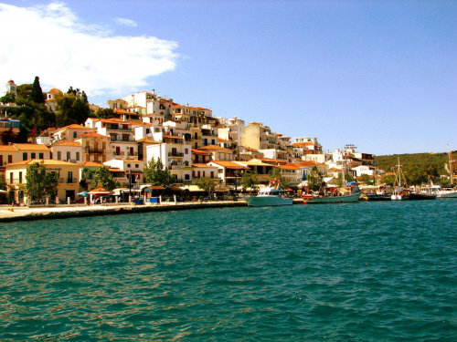 zdjęcia z greckiej wyspy skiathos