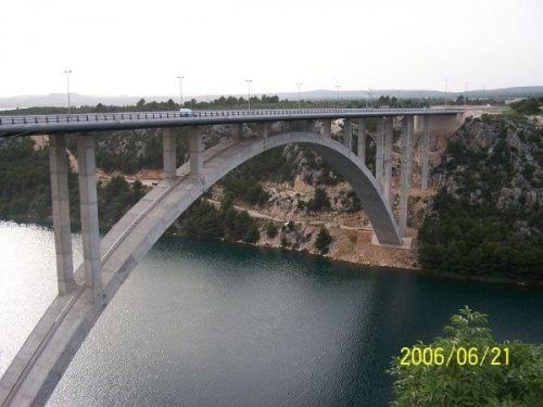 Autostrada - most nad rzeką Krka k/Szybenika