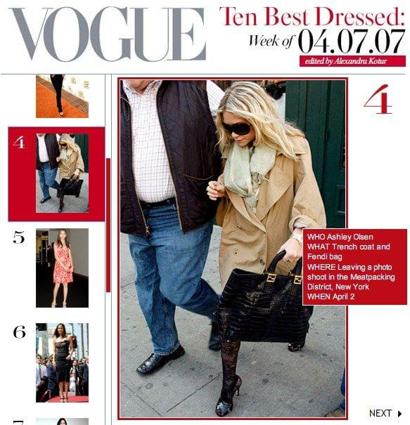 Ashley Olsen best dressed