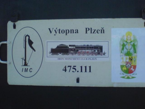 Tabliczka na czeskim wagonie