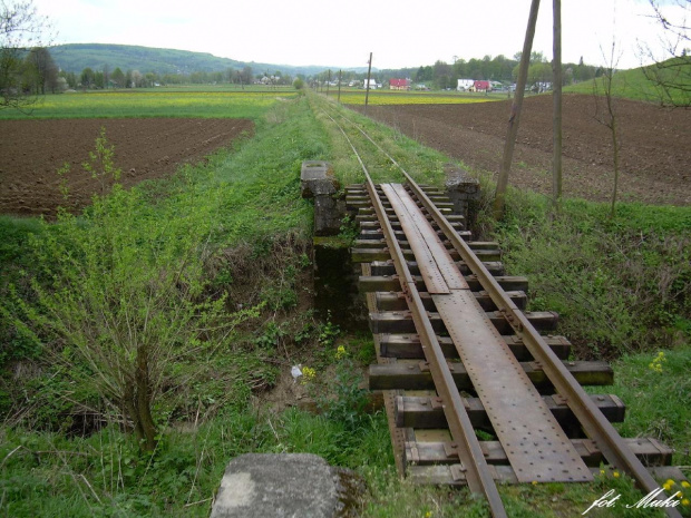 Jeden z mostków w stronę Dynowa.