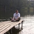 Letni wypad nad jeziorko.