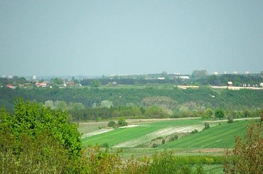 Ze Skarpy Dobrskiej widać Puławy #skarpa #Podgórz