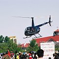 Start Mazovii MTB Maratonu na Bemowie 3 maja 2007r. plus helokopter filmujący dla TVN