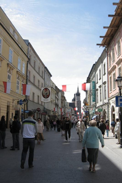 Kraków, ulice starówki